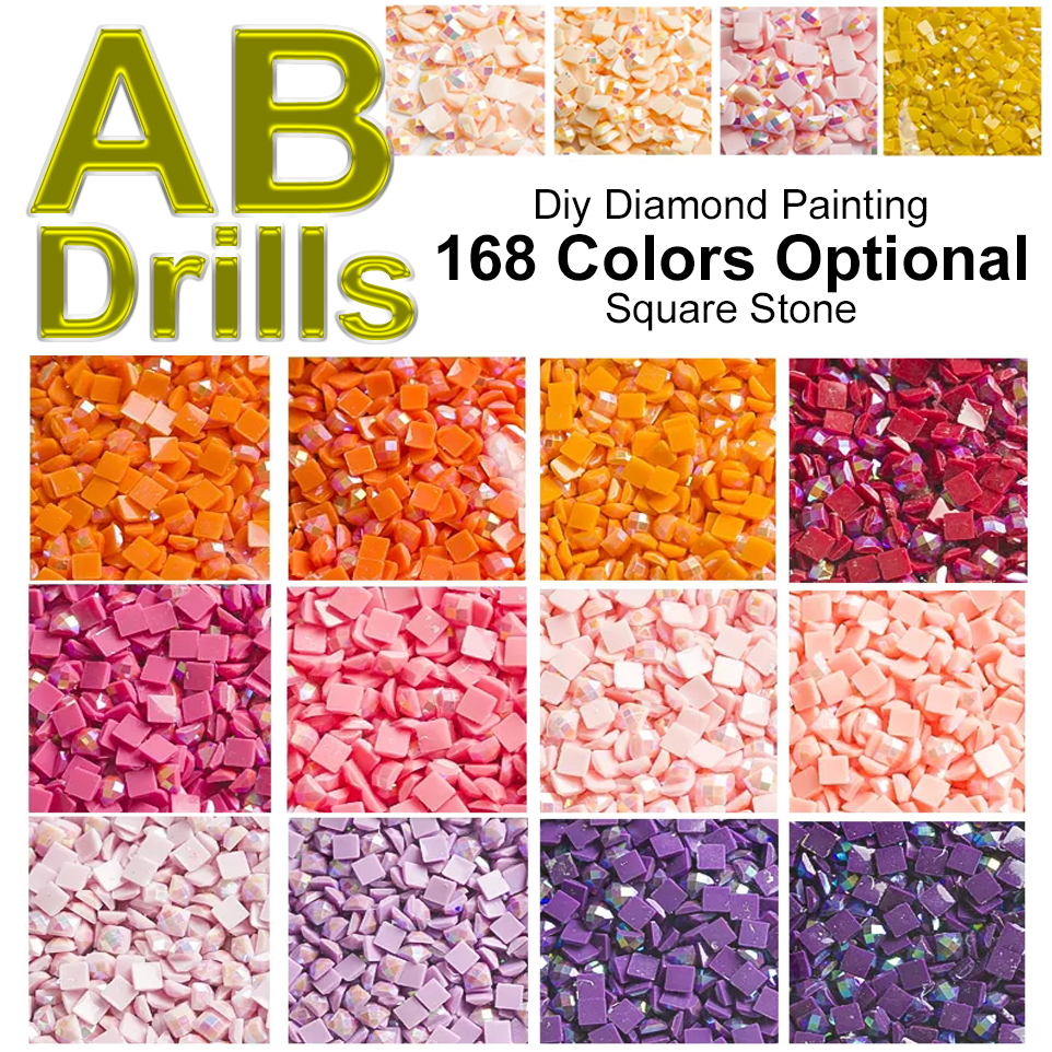 AB Square Stone Drills DIY Dia - Photo Mosaic Print reseña y precio