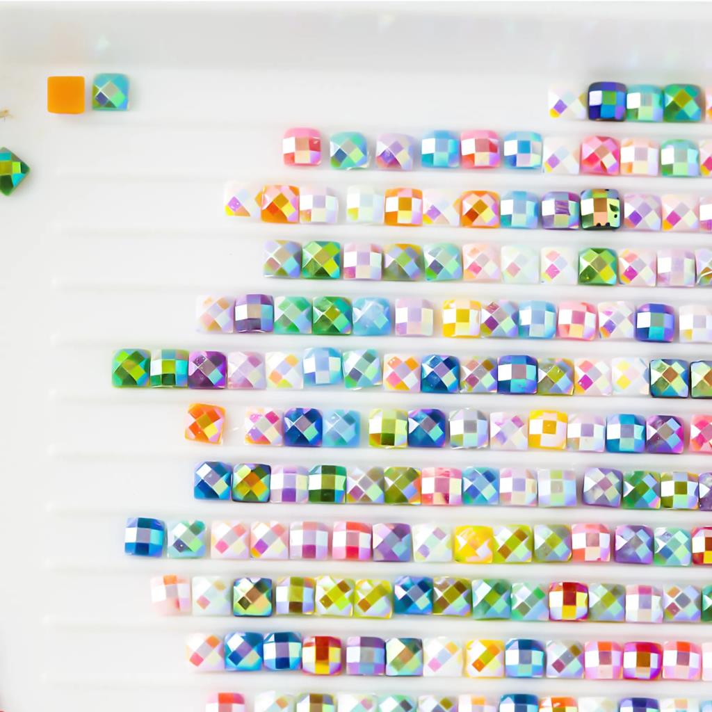 AB Square Stone Drills DIY Dia - Photo Mosaic Print reseña y precio