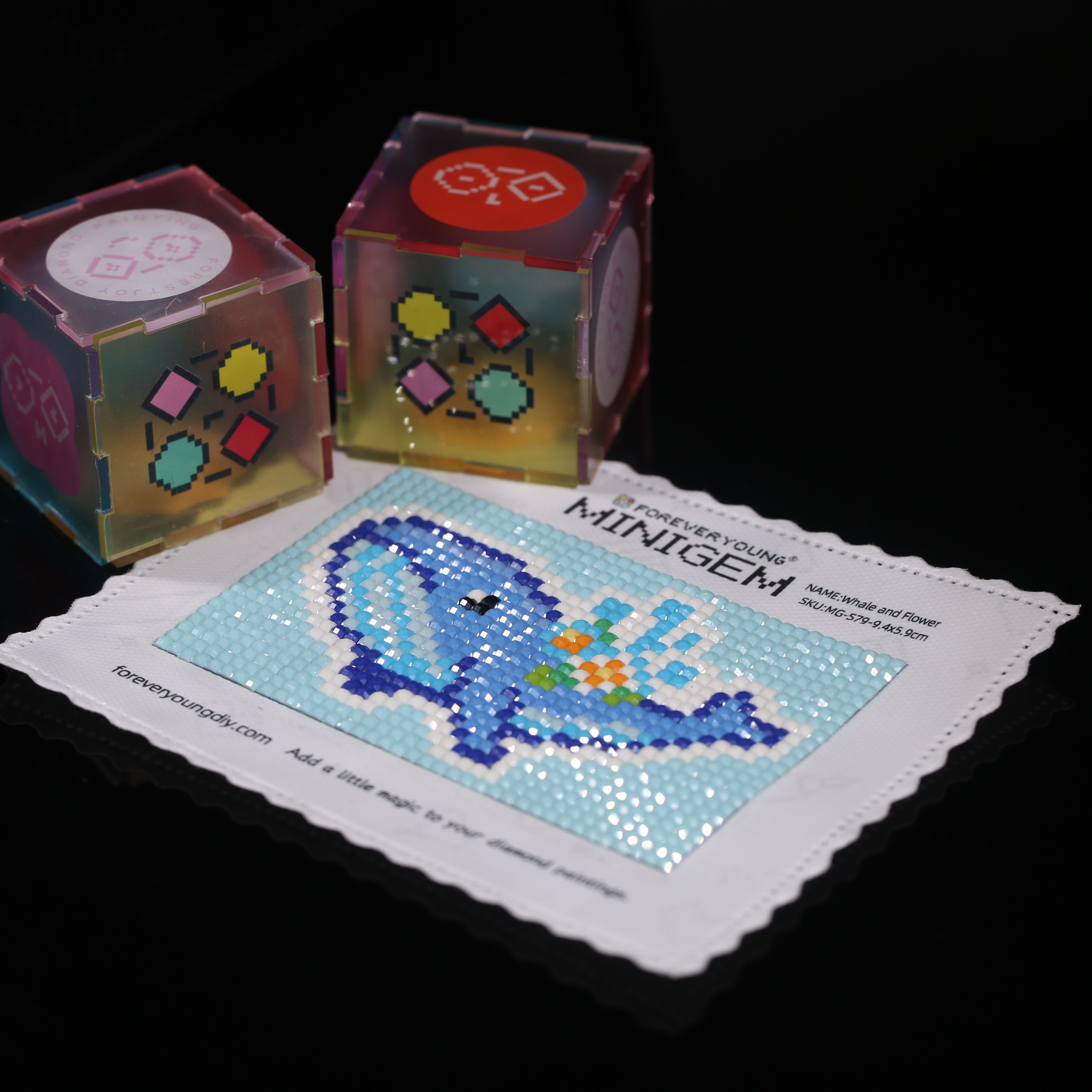 Minigem®: Whale and Flower 9.4 - Photo Mosaic Print reseña y precio