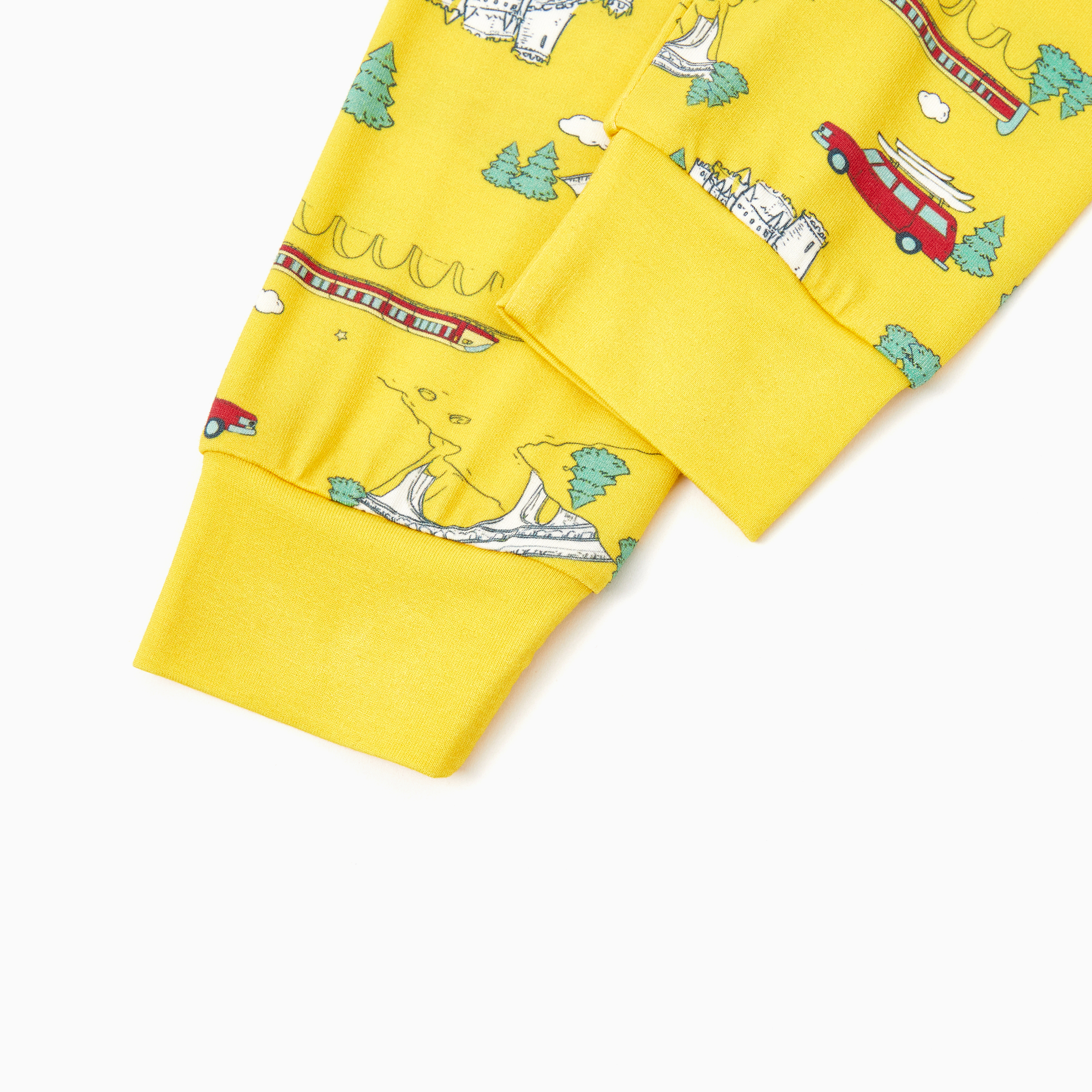 PatPat Bamboo Family Yellow PJ - Family Tree Print reseña y precio