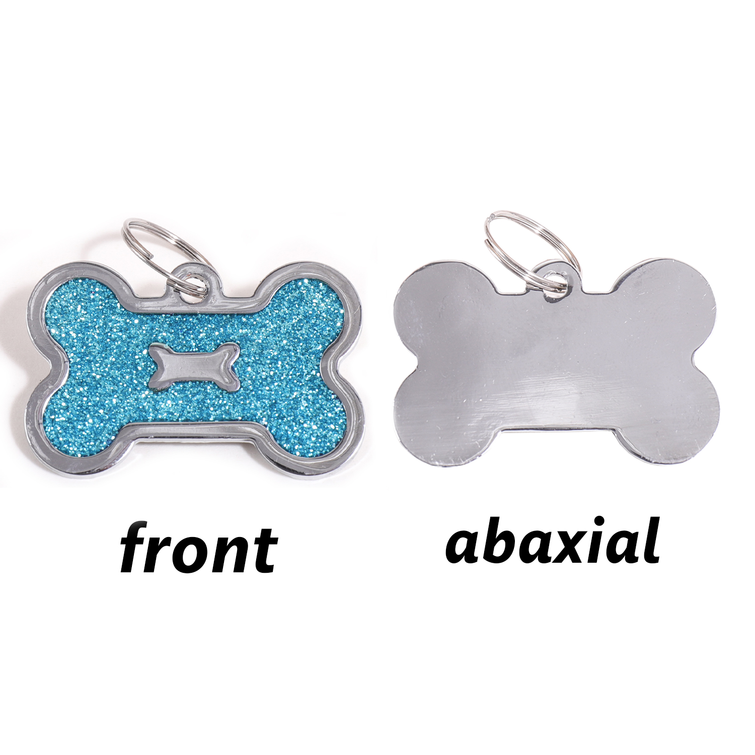 Glitter Custom Text Dog Tags C - Pet Portrait Custom reseña y precio