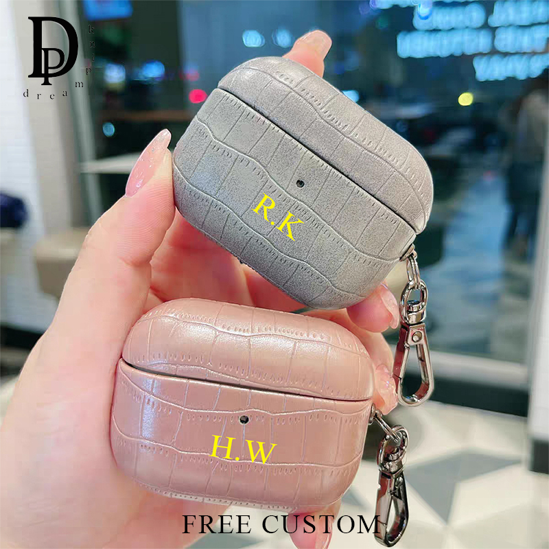 Custom Name Crocodile Leather  - Monogram Keychain Leather reseña y precio