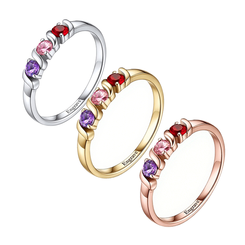 Personalized Names Ring with 1 - Initial Ring Custom reseña y precio