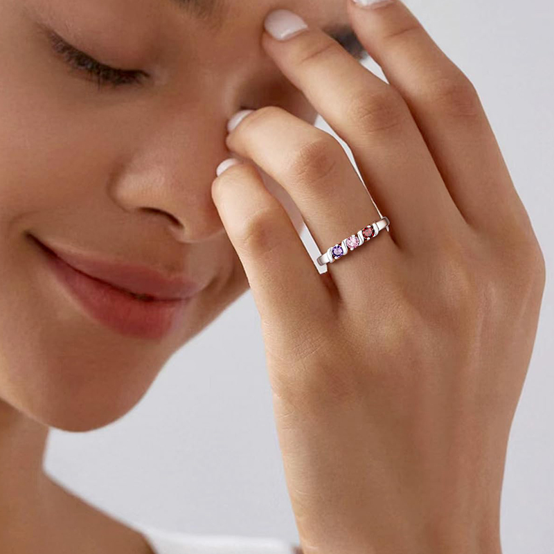 Personalized Names Ring with 1 - Initial Ring Custom reseña y precio