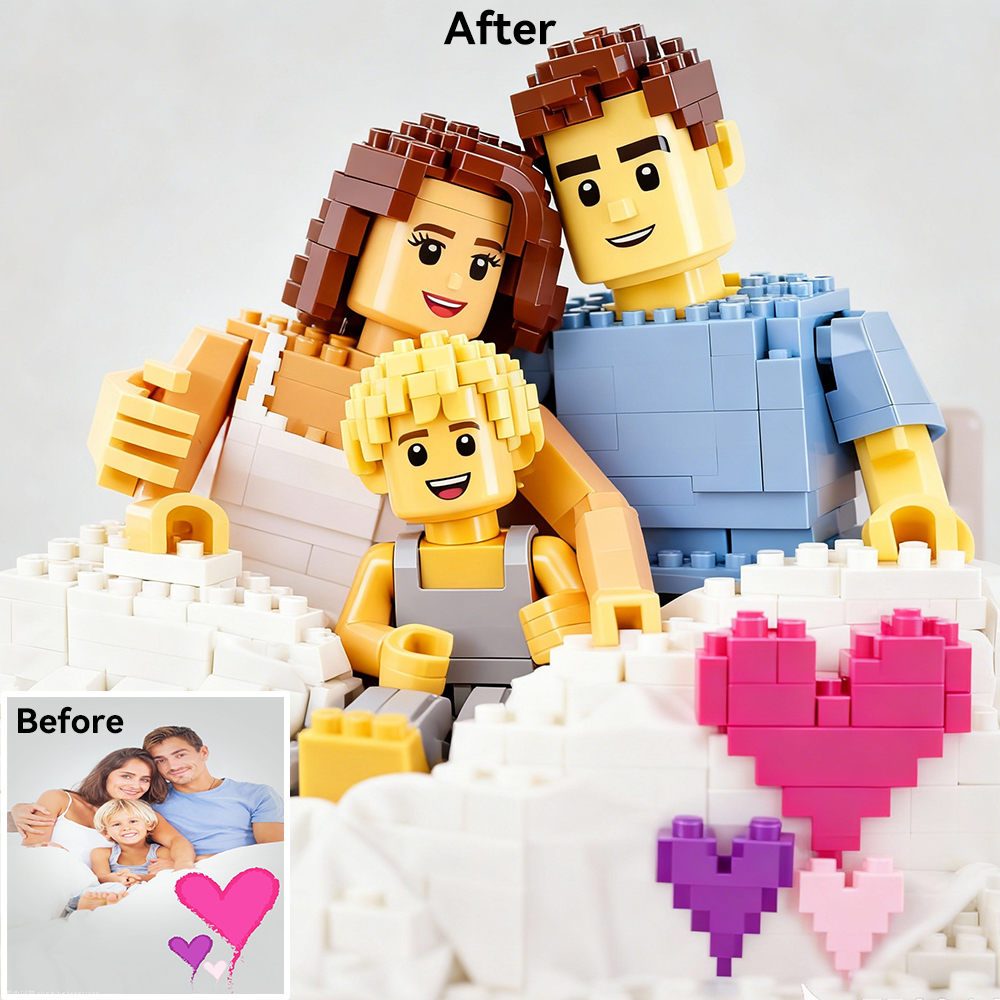 Custom Cartoon Building Block  - Custom Map Poster reseña y precio