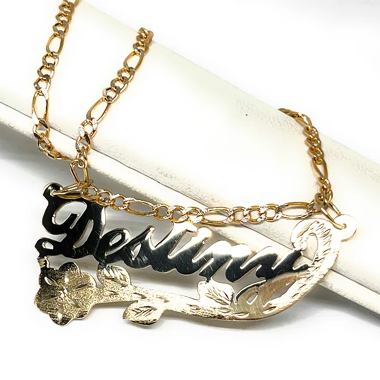 Custom Name Jewelry Retro Styl - Birth Flower Necklace reseña y precio