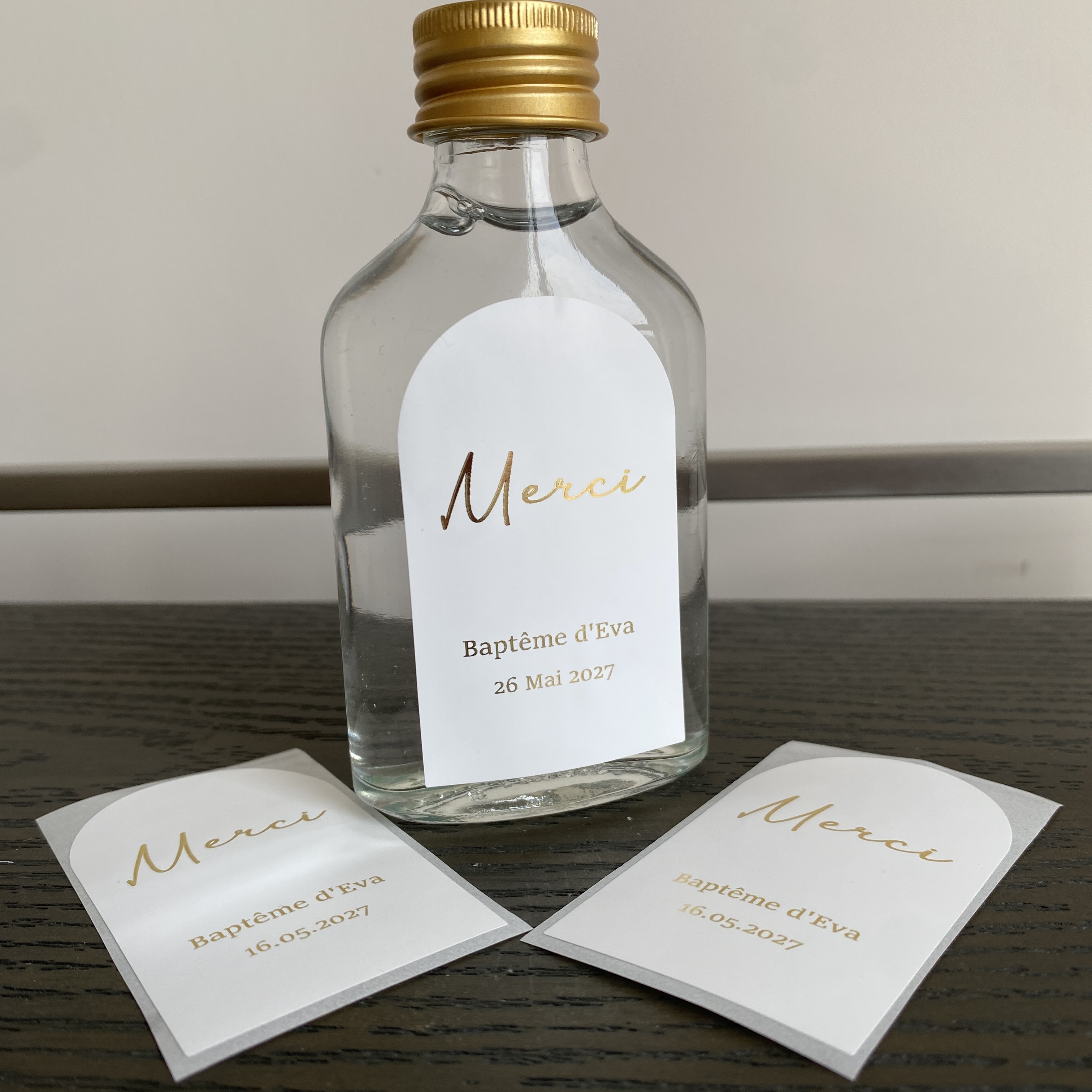 Custom Baptism Candle Merci Th - Personalised Candle Label reseña y precio