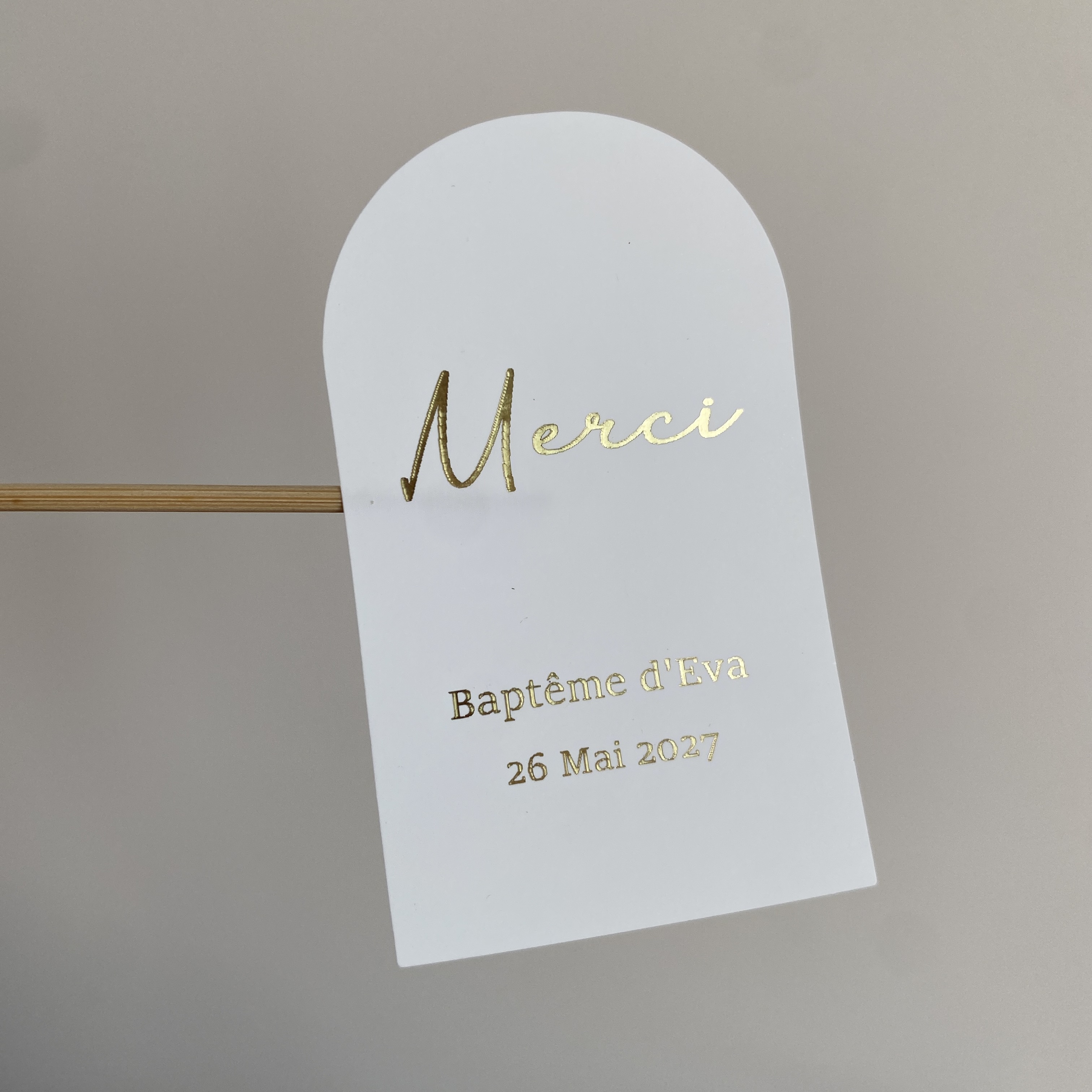 Custom Baptism Candle Merci Th - Personalised Candle Label reseña y precio