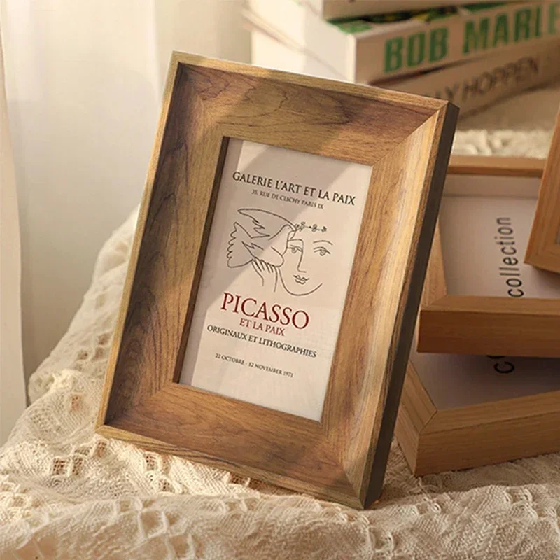 Wooden Photo Frame 5/6/7/8/10  - Engraved Wood Frame reseña y precio