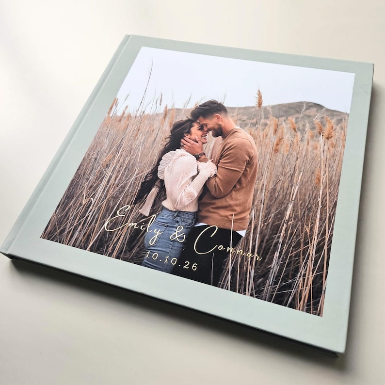 Custom Wedding Guest Book with - Custom Photo Book reseña y precio