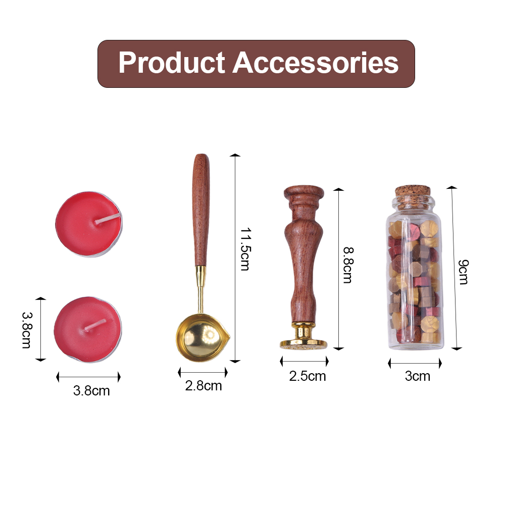 Wax Seal Stamp Gift Set with S - Wax Seal Letter Kit reseña y precio