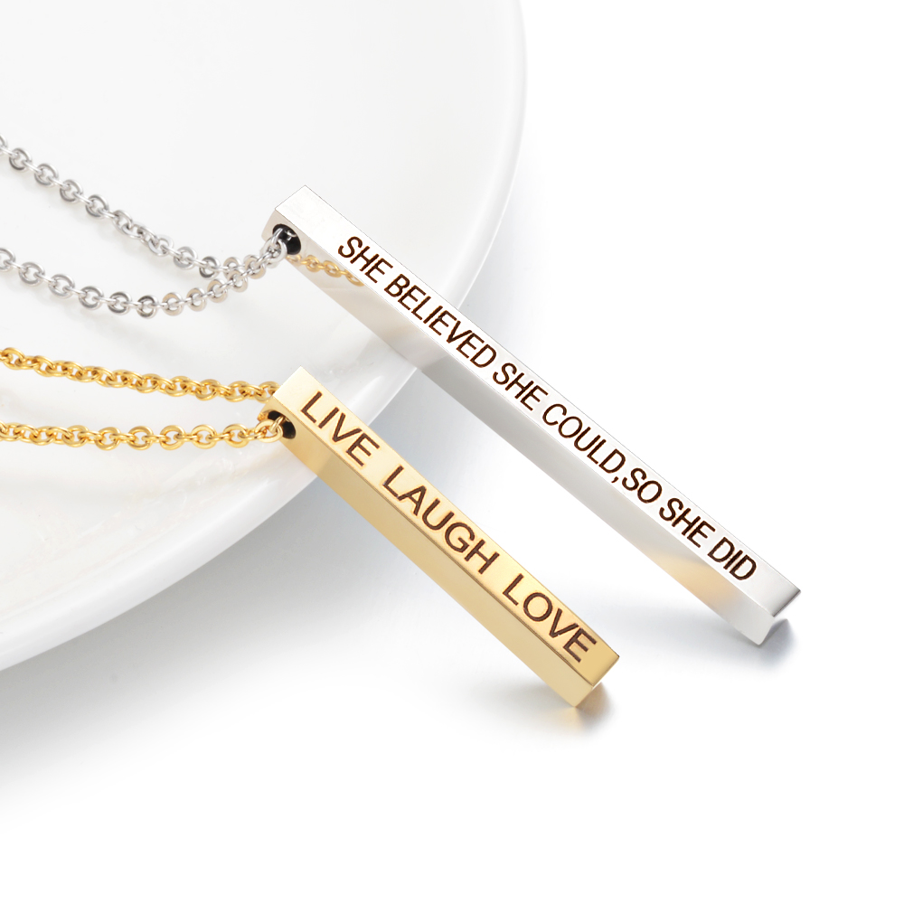 Customized Personalized French - Name Necklace Custom reseña y precio