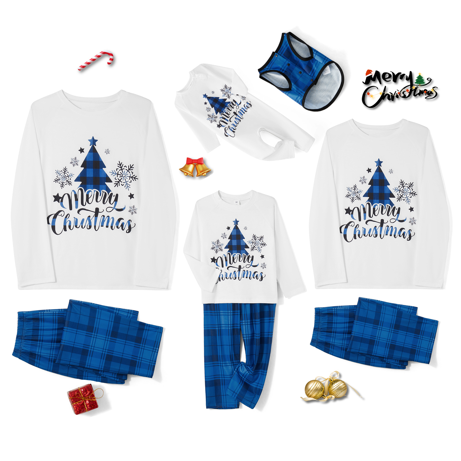 Family Matching Christmas Paja - Family Tree Print reseña y precio