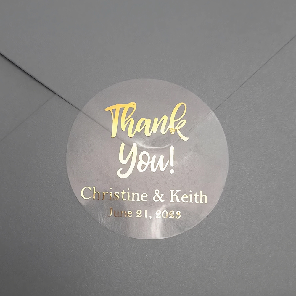 50PCS Personalized Gold Foil S - Personalised Candle Label reseña y precio