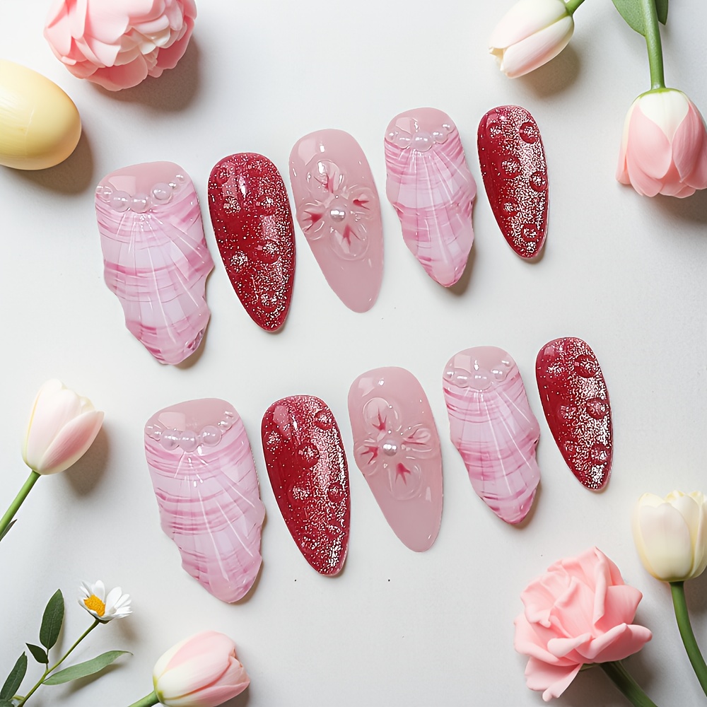 10pcs Medium Almond Handmade P - Pressed Flower Art reseña y precio
