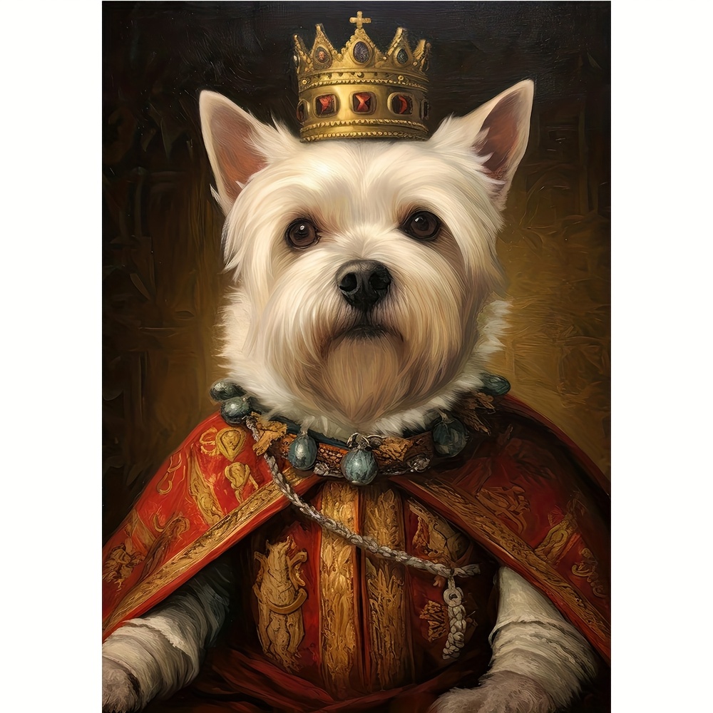 Personalized Royal Pet Portrai - Pet Portrait Custom reseña y precio