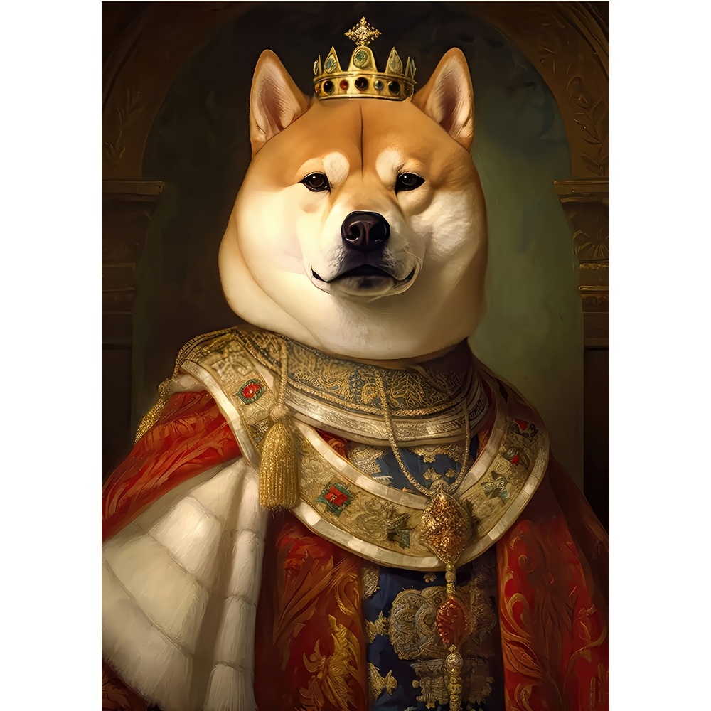 Personalized Royal Pet Portrai - Pet Portrait Custom reseña y precio