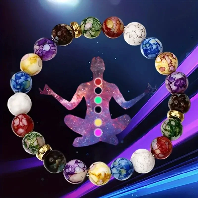 7 Chakras Healing Reiki Stone  - Coordinates Bracelet reseña y precio