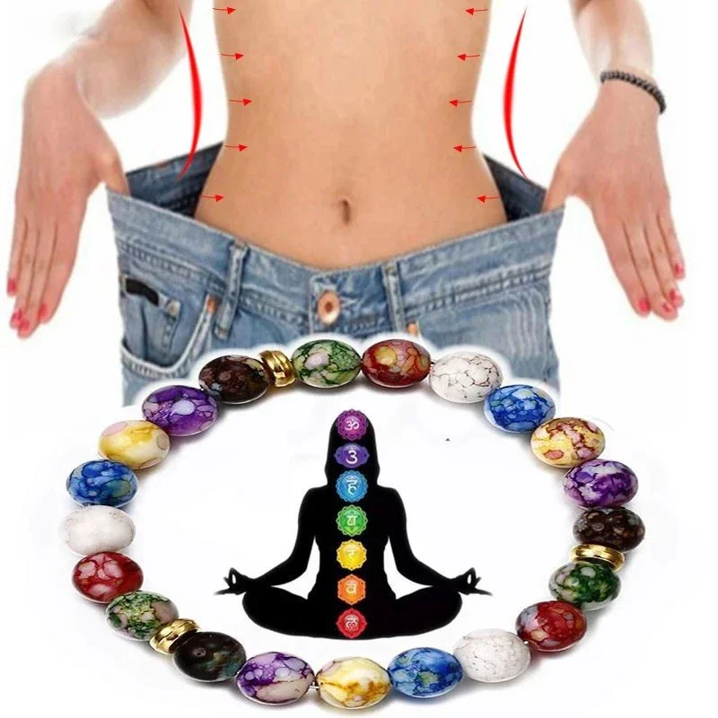 7 Chakras Healing Reiki Stone  - Coordinates Bracelet reseña y precio