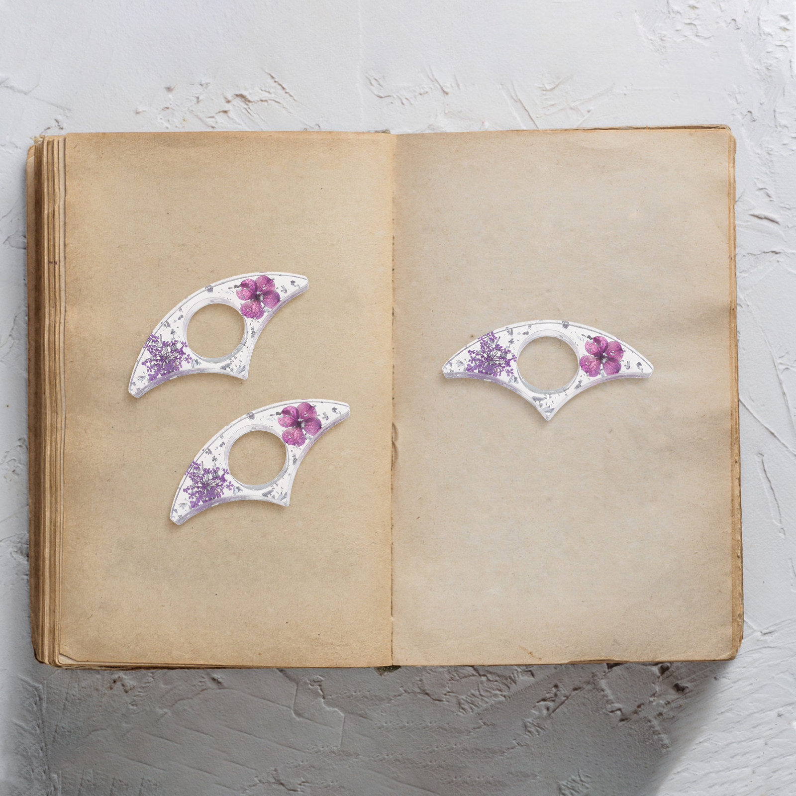 3Pcs Floral Book Page Holders  - Dried Flower Bookmark reseña y precio