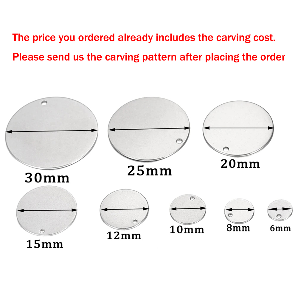 100pcs/lot Custom Laser Engrav - Pet Portrait Custom reseña y precio