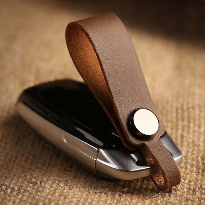 Custom LOGO Genuine Leather Ke - Initial Ring Custom reseña y precio