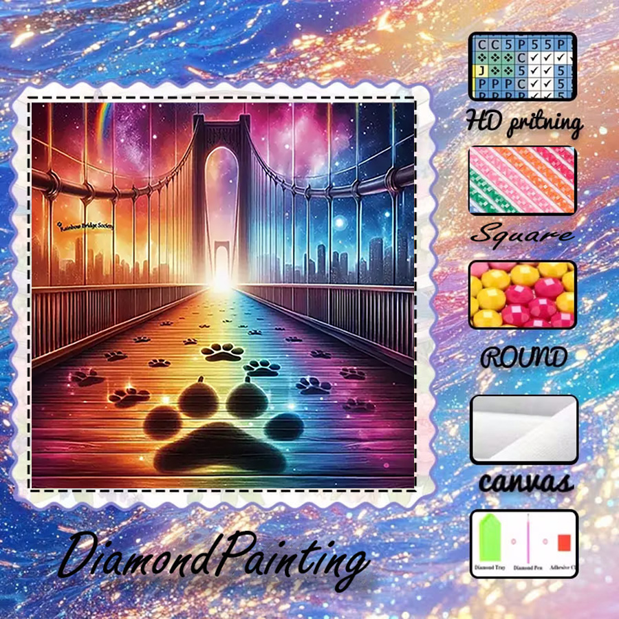 1 piece - 5D-DIY - Flocking cl - Photo Mosaic Print reseña y precio