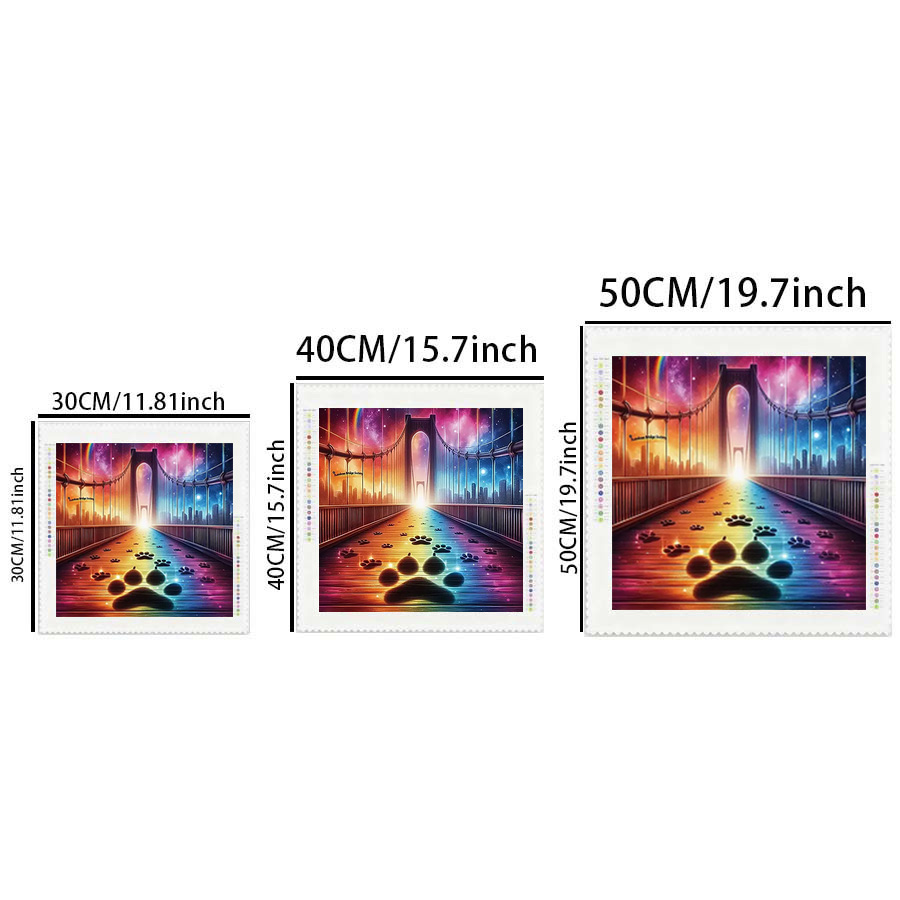 1 piece - 5D-DIY - Flocking cl - Photo Mosaic Print reseña y precio