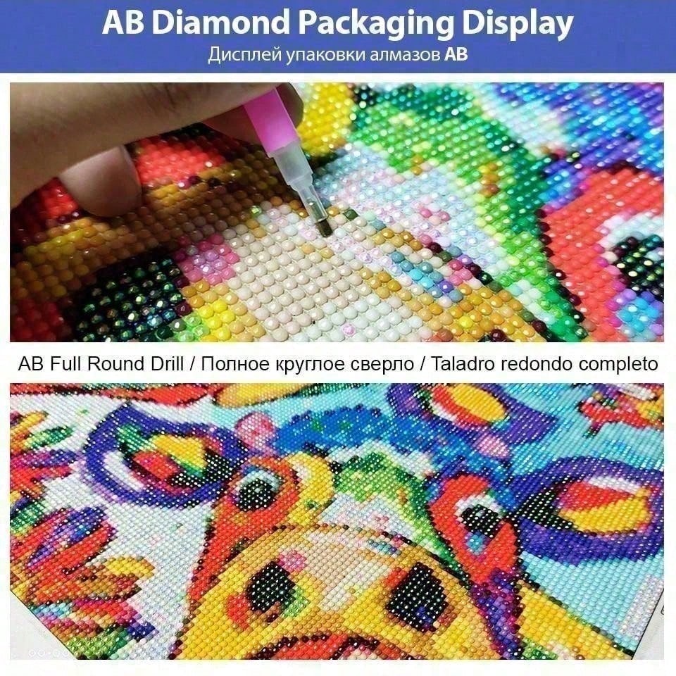 1 piece - 5D-DIY - Flocking cl - Photo Mosaic Print reseña y precio