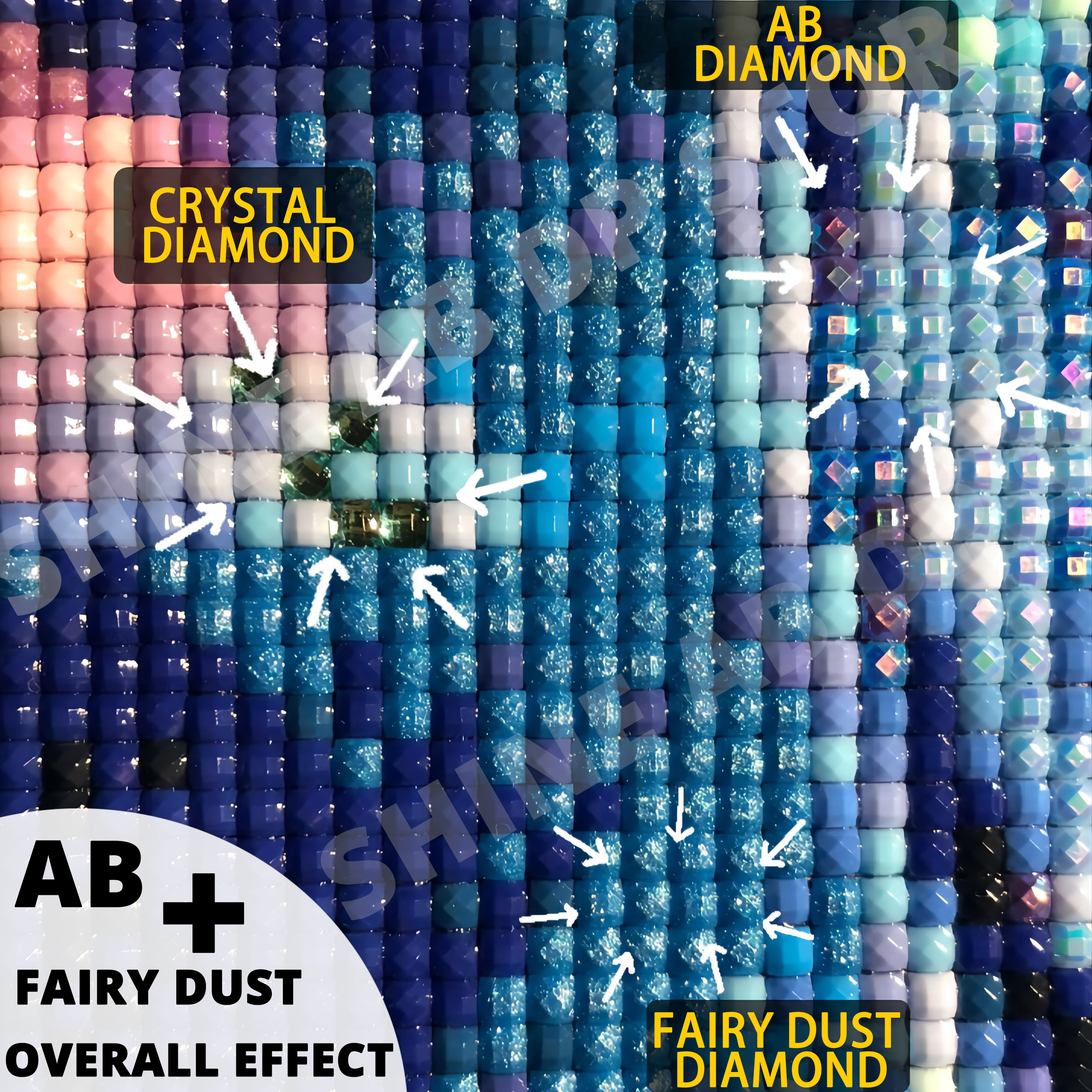 Resin Fairy Dust AB Landscape  - Photo Mosaic Print reseña y precio