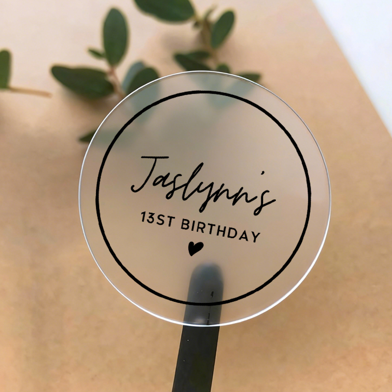 50PCS Personalized Birthday St - Personalised Candle Label reseña y precio