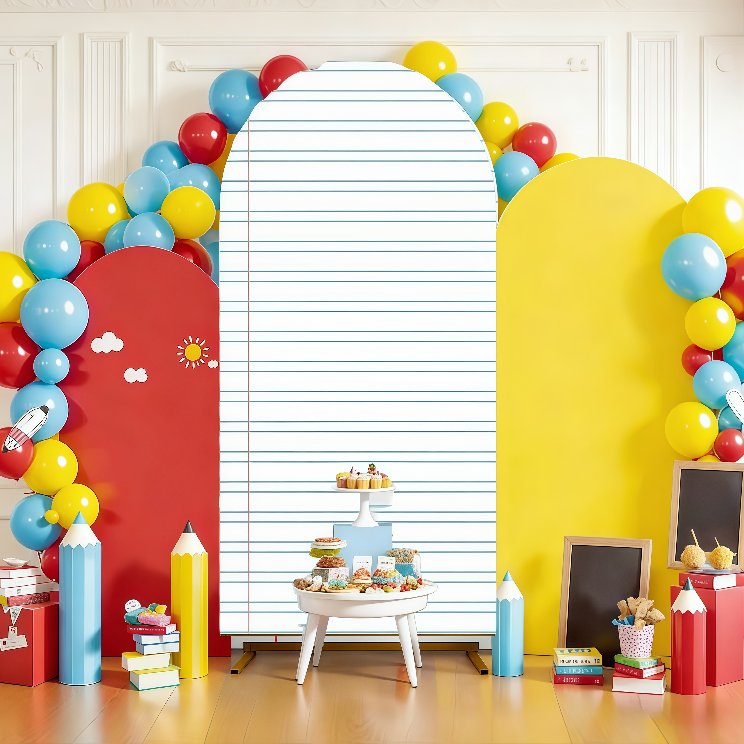 Homework Book Arch Backdrop Co - Custom Photo Book reseña y precio