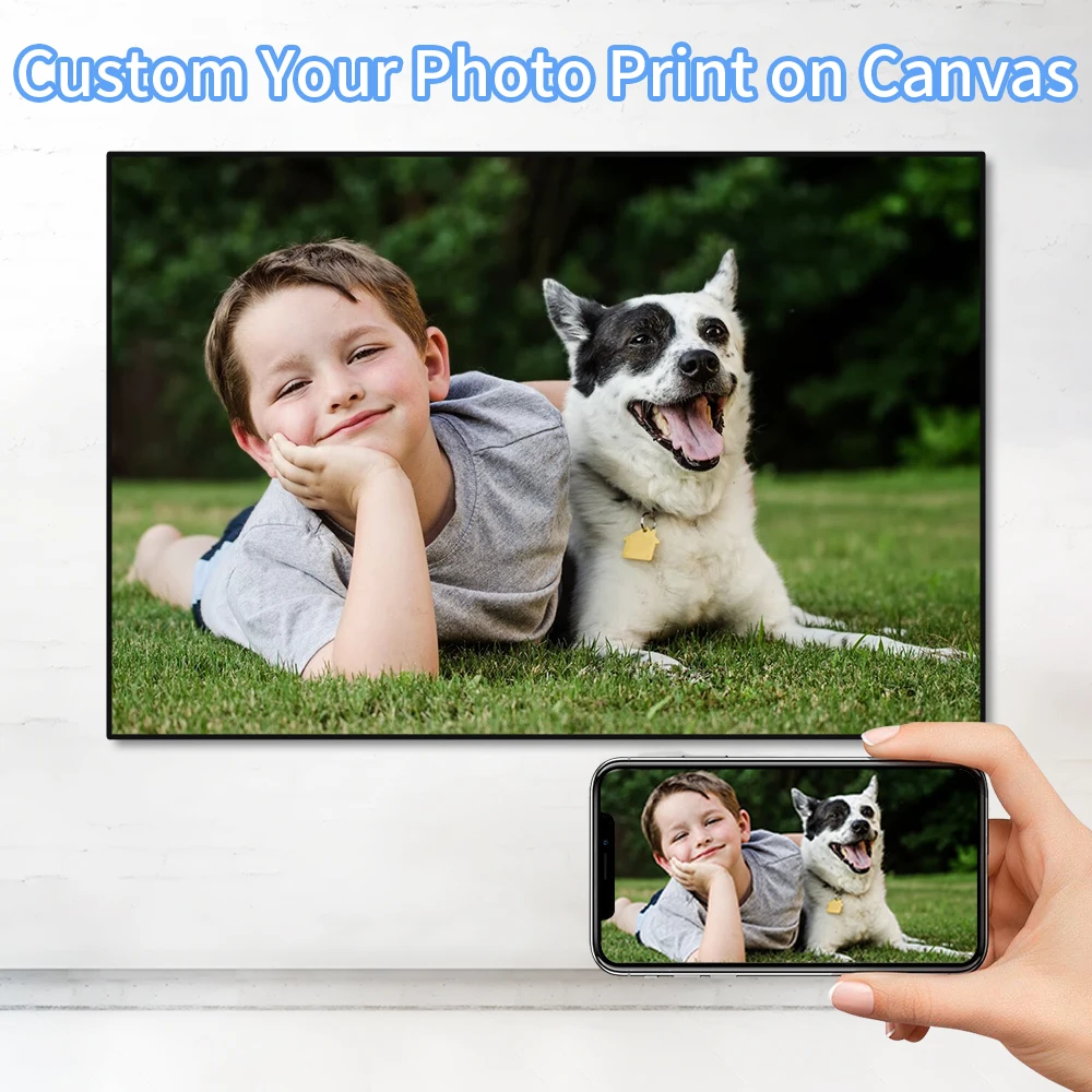 Custom Canvas Painting for Fam - Custom Map Poster reseña y precio