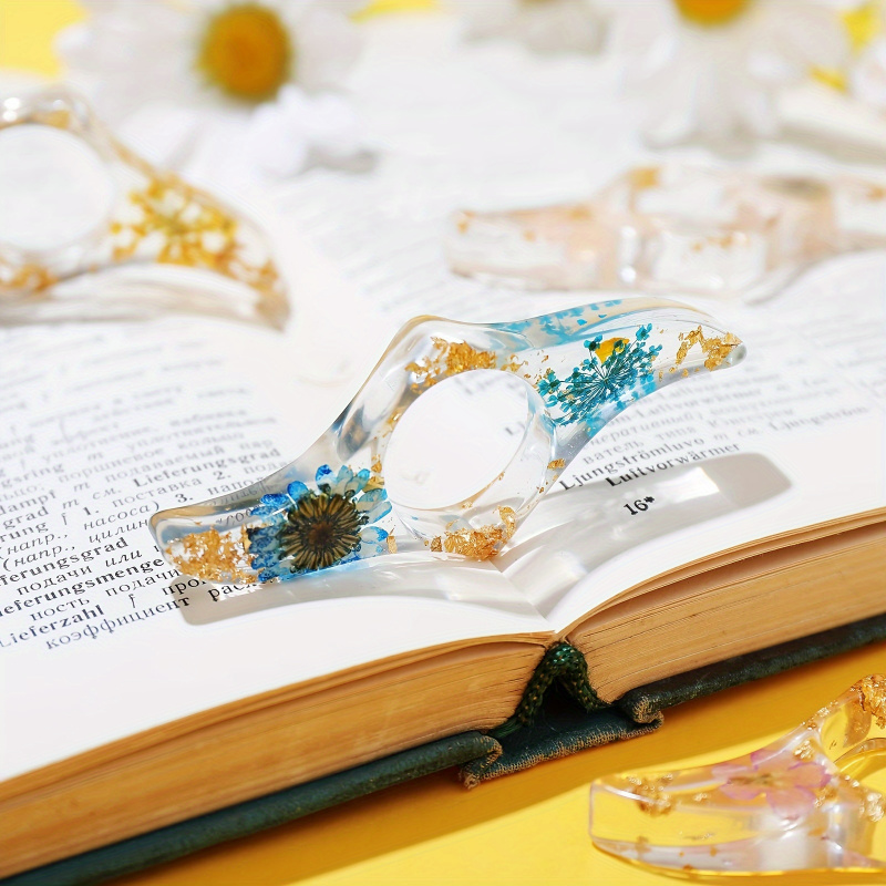 1/3 Pcs Dried Flower Resin Boo - Dried Flower Bookmark reseña y precio