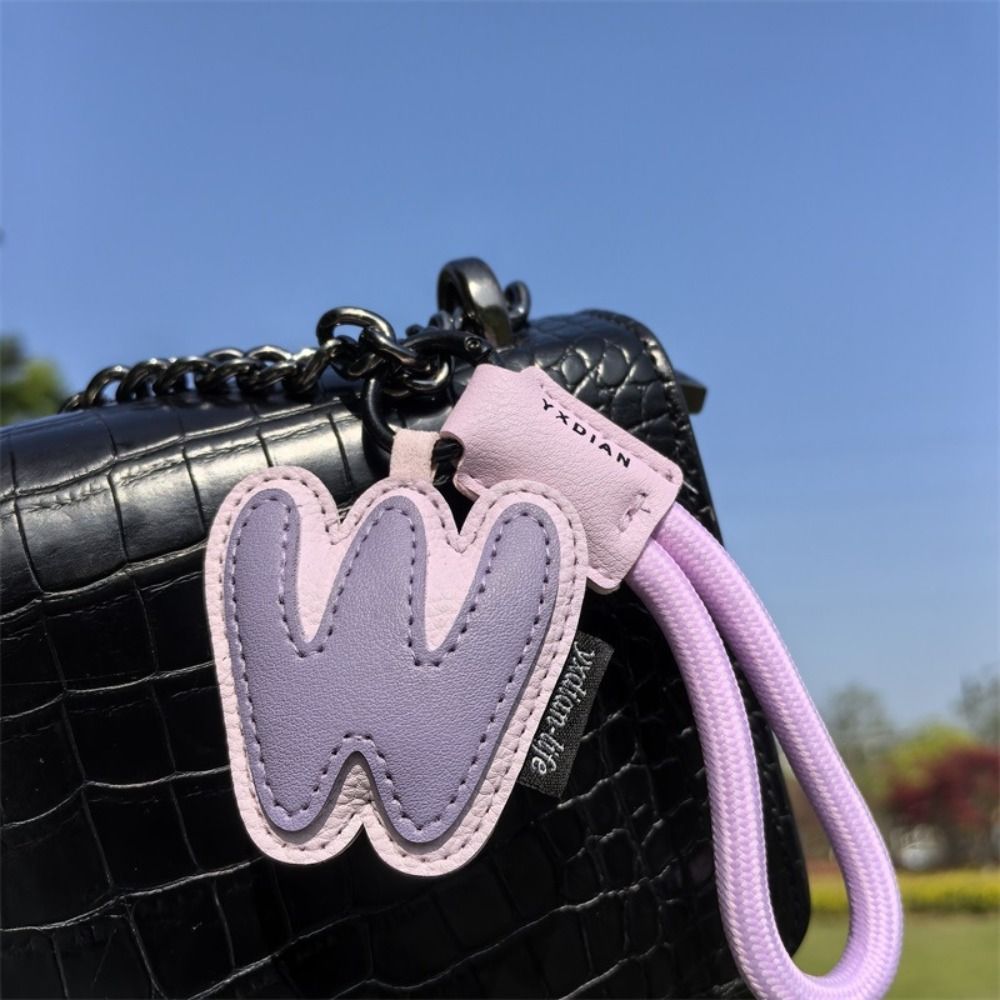 Sweet 26 Letter Keychain PU Le - Monogram Keychain Leather reseña y precio
