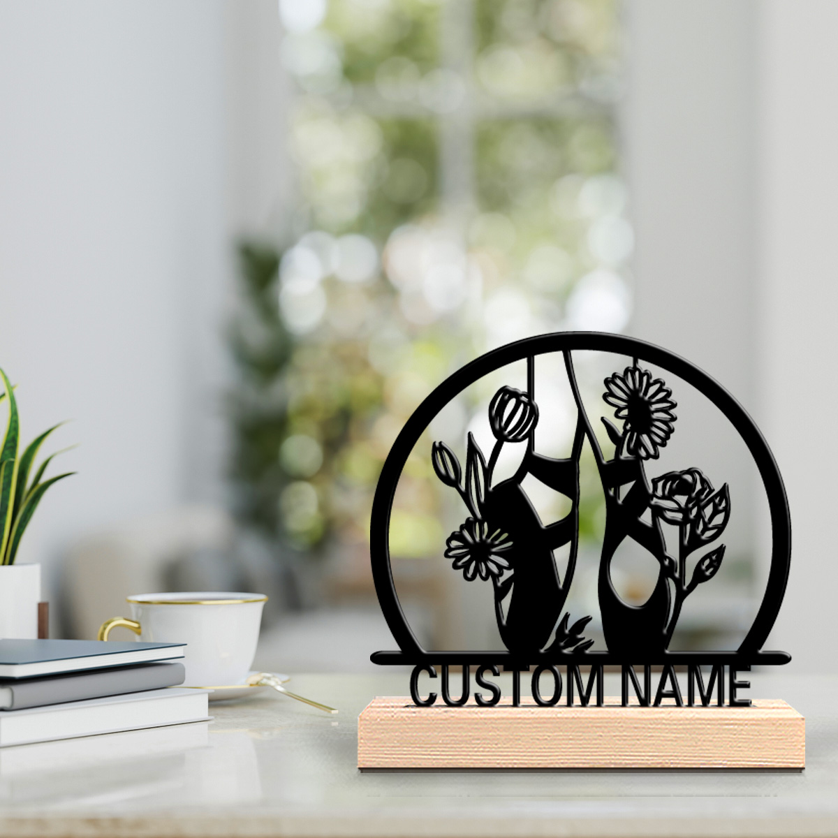 1pc beautiful personalized bal - Engraved Wood Frame reseña y precio