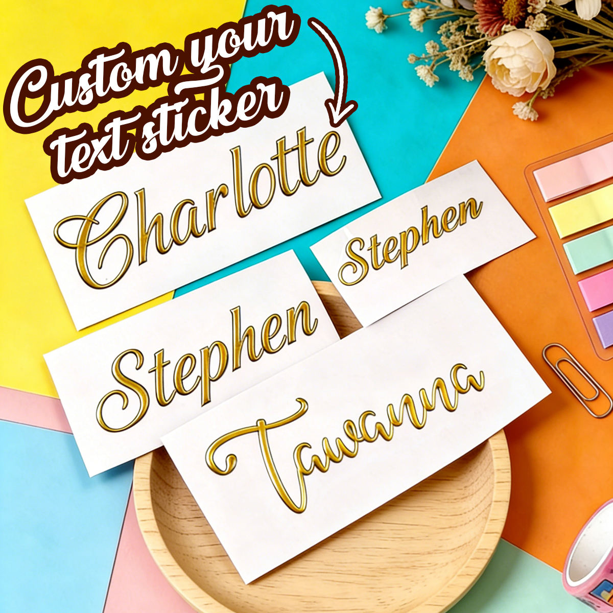 Custom Name Stickers,Wedding S - Personalised Candle Label reseña y precio