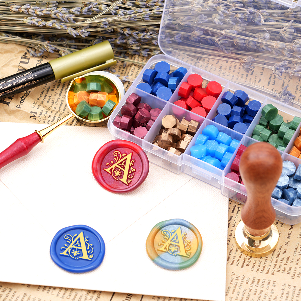 A-Z letter Wax Seal Stamp Kit  - Wax Seal Letter Kit reseña y precio