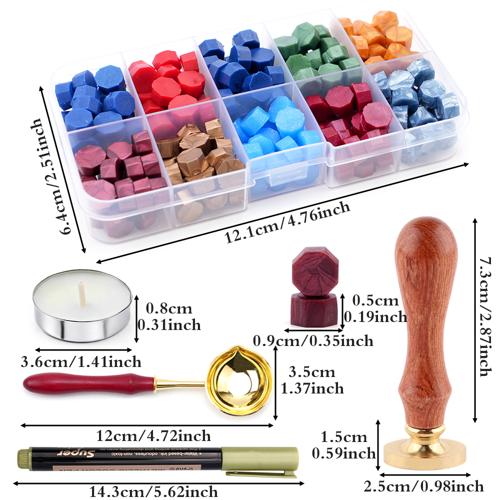 A-Z letter Wax Seal Stamp Kit  - Wax Seal Letter Kit reseña y precio