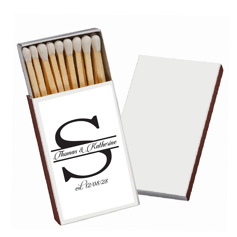 50/100PCS Personalized Matchbo - Personalised Candle Label reseña y precio