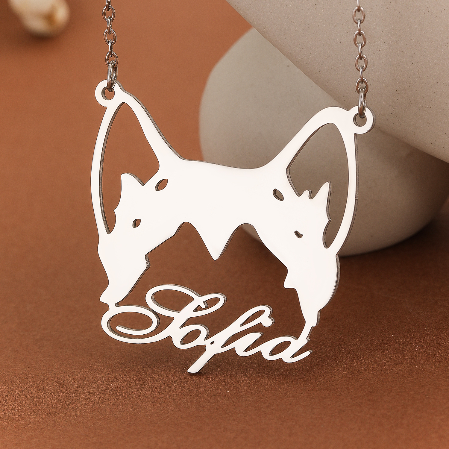 Custom Alaska Malamute Name Ne - Name Necklace Custom reseña y precio