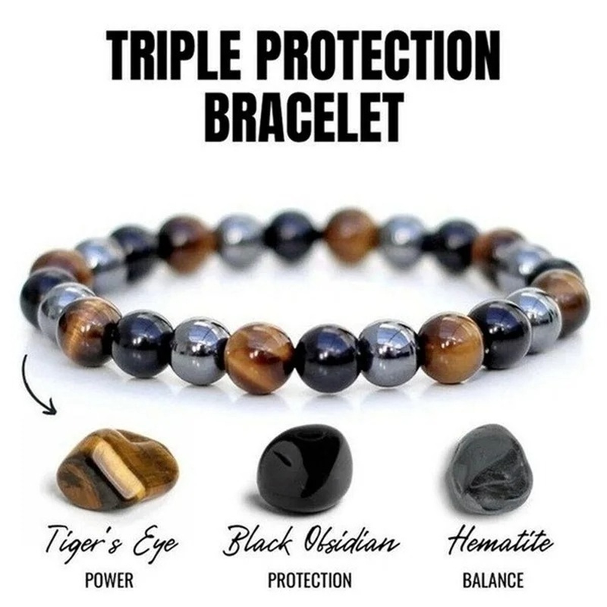 Man Bracelets Magnetic Hematit - Coordinates Bracelet reseña y precio