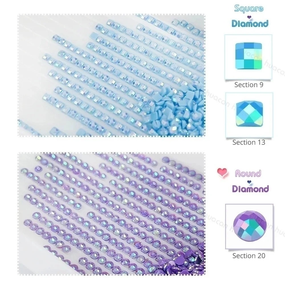 Frameless, Diamond Embroidery  - Photo Mosaic Print reseña y precio