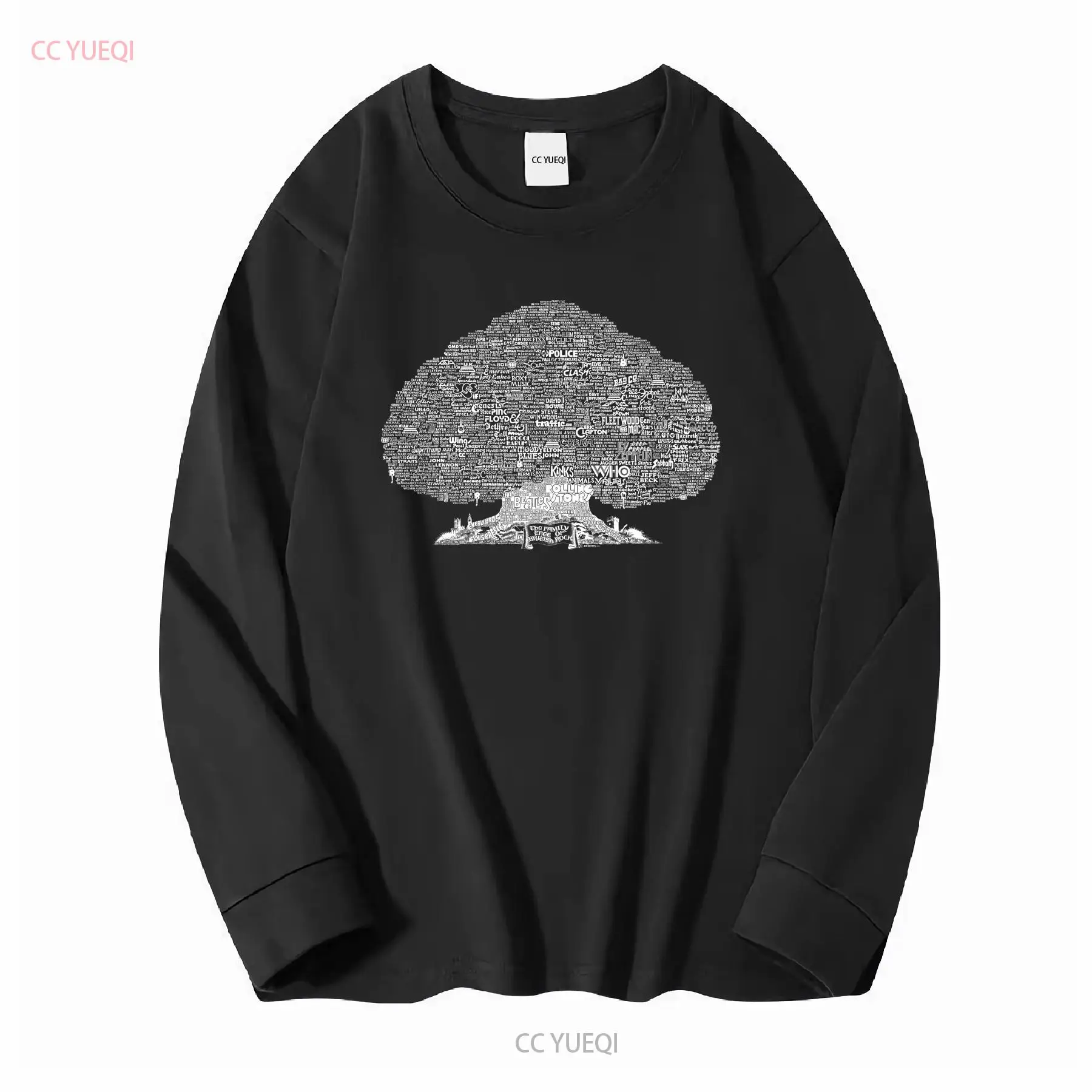 Family Tree Of British Rock T  - Family Tree Print reseña y precio