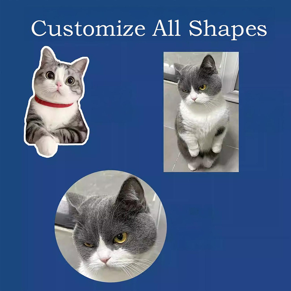 Custom Dog Animal Stickers Fun - Pet Portrait Custom reseña y precio