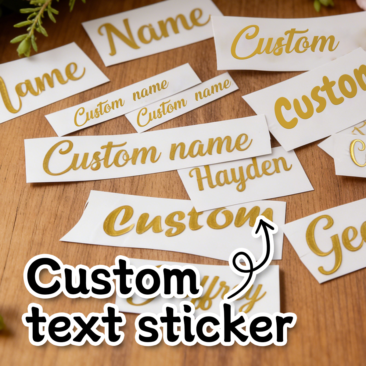 Custom name stickers, custom g - Personalised Candle Label reseña y precio