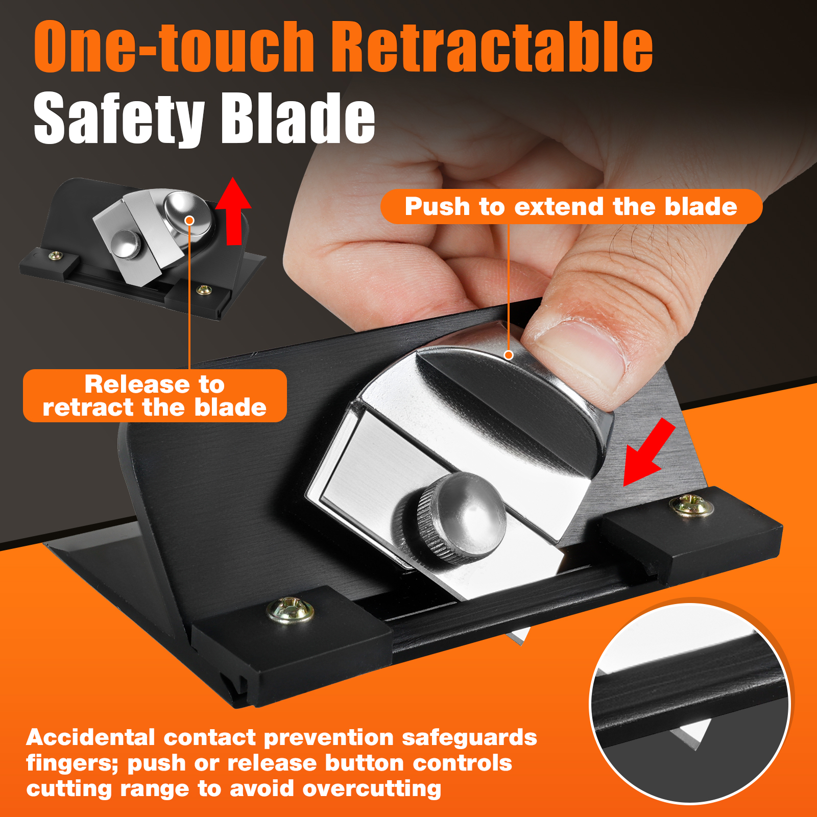 Retractable Mat Cutter 45° Bev - Engraved Wood Frame reseña y precio