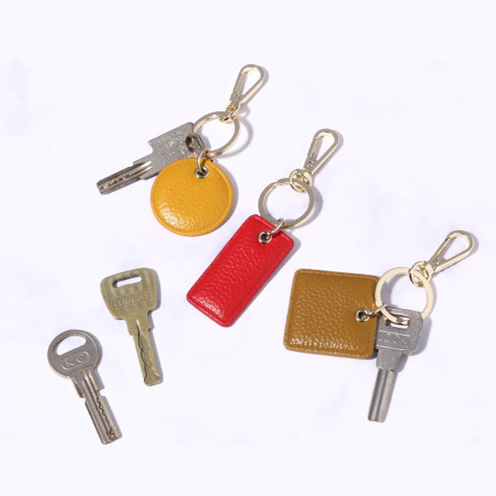 Custom Letters Leather Keychai - Monogram Keychain Leather reseña y precio